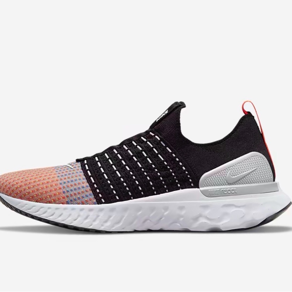 Men’s Nike Black and Orange Phantom 2 Running Shoes